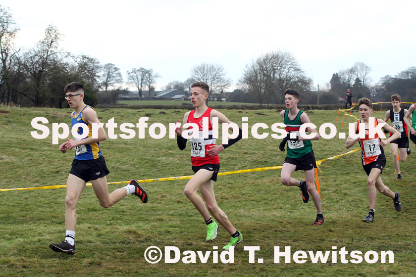 Boys under-15s Northern Cross Country Champs., Camp Hill Estate, Kirklington.  Photo: David T. Hewitson/Sports for All Pics